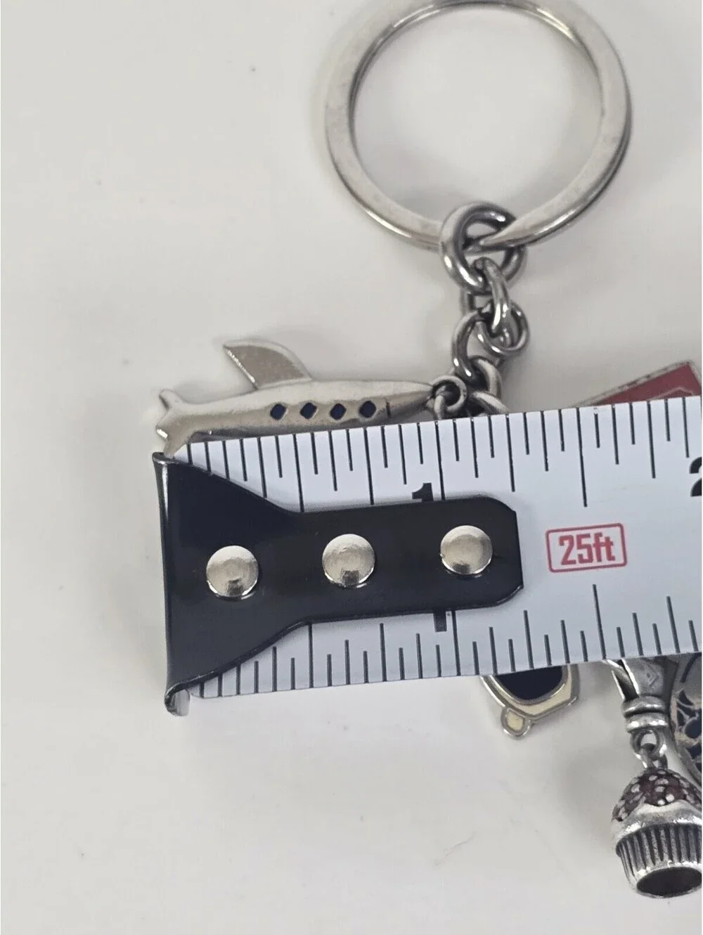 COACH Vintage World Traveler Purse Charm Key Fob Keychain Rare Y2K